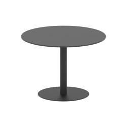 Butler table ronde 90 low dining plateau en céramique | Tables de repas | Royal Botania