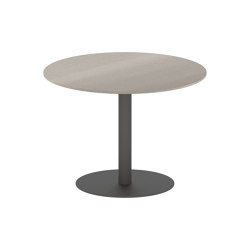 Butler table ronde 90 low dining plateau en céramique | Tables de repas | Royal Botania