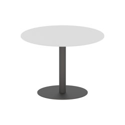 Butler table ronde 90 low dining plateau en céramique | Tables de repas | Royal Botania