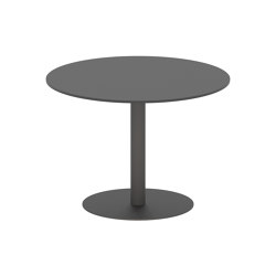 Butler table ronde 90 low dining plateau en céramique | Tables de repas | Royal Botania