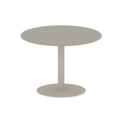 Butler table ronde 90 low dining plateau en céramique | Tables de repas | Royal Botania