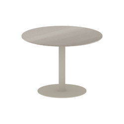 Butler table ronde 90 low dining plateau en céramique | Tables de repas | Royal Botania