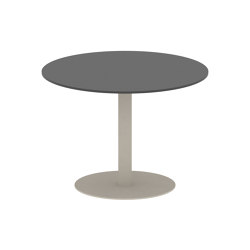 Butler table ronde 90 low dining plateau en céramique | Tables de repas | Royal Botania