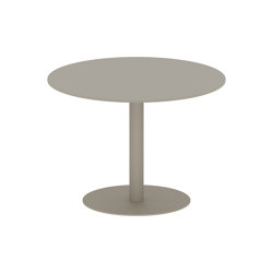 Butler table ronde 90 low dining plateau en céramique | Tables de repas | Royal Botania