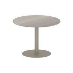 Butler table ronde 90 low dining plateau en céramique | Tables de repas | Royal Botania