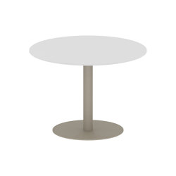 Butler table ronde 90 low dining plateau en céramique | Tables de repas | Royal Botania