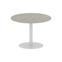 Butler table ronde 90 low dining plateau en céramique | Tables de repas | Royal Botania