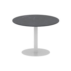 Butler table ronde 90 low dining plateau en céramique | Tables de repas | Royal Botania