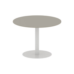 Butler table ronde 90 low dining plateau en céramique | Tables de repas | Royal Botania