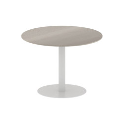 Butler table ronde 90 low dining plateau en céramique | Tables de repas | Royal Botania