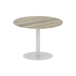 Butler table ronde 90 low dining plateau en céramique | Tables de repas | Royal Botania