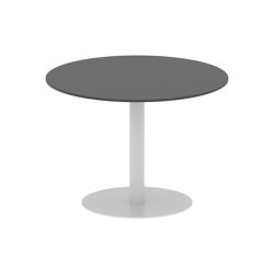 Butler table ronde 90 low dining plateau en céramique | Tables de repas | Royal Botania