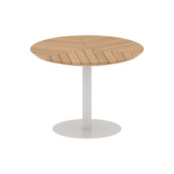 Butler runder Tisch 90 low dining teakholz Tischplatte | Esstische | Royal Botania