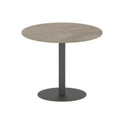 Butler round table 90 standard dining ceramic top | Tavoli pranzo | Royal Botania