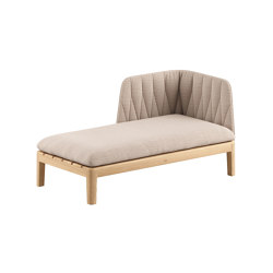 Calypso Lounge 140 left or right single back | Chaise longue | Royal Botania