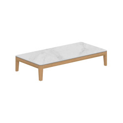 Calypso Lounge teak table 144x72 cm with ceramic top | Mesas de centro | Royal Botania