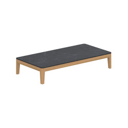 Calypso Lounge teak table 144x72 cm with ceramic top | Mesas de centro | Royal Botania