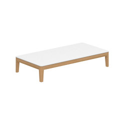 Calypso Lounge teak table 144x72 cm with ceramic top | Coffee tables | Royal Botania