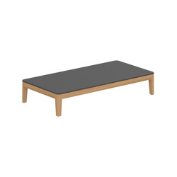 Calypso Lounge teak table 144x72 cm with ceramic top | Coffee tables | Royal Botania