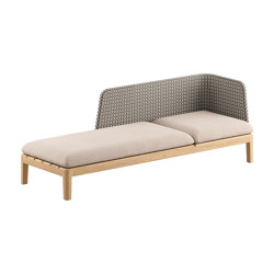 Calypso Lounge 210P 3 seater with back for 2 | Chaise Longues | Royal Botania