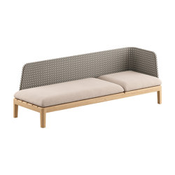 Calypso Lounge 210P 3 seater with back and 1 corner | Divani | Royal Botania