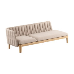 Calypso Lounge 210P 3 seater with back and 1 corner | Sofas | Royal Botania