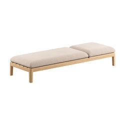 Calypso Lounge 210PT teak base | Panche | Royal Botania