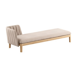 Calypso Lounge 210 left or right single back | Chaise longue | Royal Botania