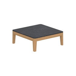 Calypso Lounge teak table 72x72 cm with ceramic top | Tavolini bassi | Royal Botania