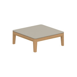 Calypso Lounge teak table 72x72 cm with ceramic top | Mesas de centro | Royal Botania