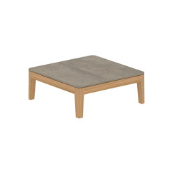 Calypso Lounge teak table 72x72 cm with ceramic top | Coffee tables | Royal Botania