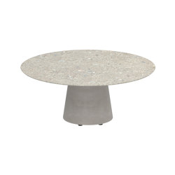 Conix table 120cm round high lounge | Tavolini bassi | Royal Botania