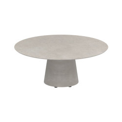 Conix table 120cm round high lounge | Tavolini bassi | Royal Botania