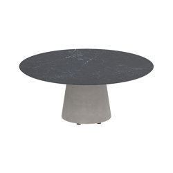 Conix table 120cm round high lounge | Tavolini bassi | Royal Botania