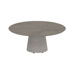 Conix table 120cm round high lounge | Tavolini bassi | Royal Botania