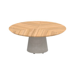 Conix table 120cm ronde high lounge | Coffee tables | Royal Botania