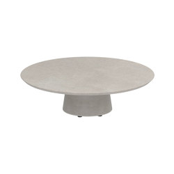 Conix table 120cm ronde low lounge | Tables basses | Royal Botania