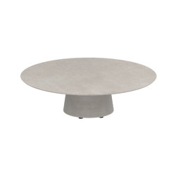 Conix table 120cm round low lounge | Tavolini bassi | Royal Botania