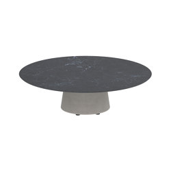 Conix table 120cm round low lounge | Tavolini bassi | Royal Botania