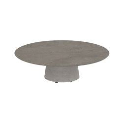 Conix table 120cm ronde low lounge | Tables basses | Royal Botania