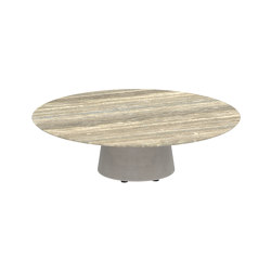 Conix table 120cm ronde low lounge | Tables basses | Royal Botania