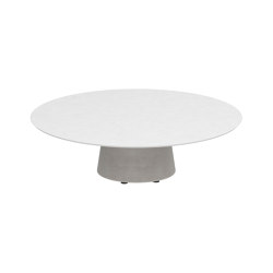 Conix table 120cm ronde low lounge | Tables basses | Royal Botania