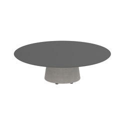 Conix table 120cm round low lounge | Tavolini bassi | Royal Botania