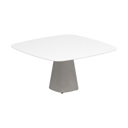 Conix table 150x150cm concrete | Mesas comedor | Royal Botania