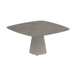 Conix table 150x150cm concrete | Tavoli pranzo | Royal Botania