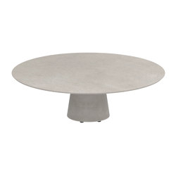 Conix table 160cm round high lounge | Tavolini bassi | Royal Botania