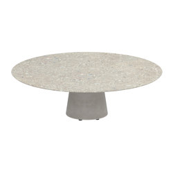 Conix table 160cm round high lounge | Tavolini bassi | Royal Botania