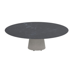 Conix table 160cm round high lounge | Coffee tables | Royal Botania