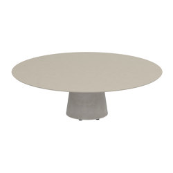 Conix table 160cm round high lounge | Coffee tables | Royal Botania