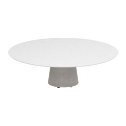 Conix table 160cm round high lounge | Tavolini bassi | Royal Botania